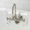 Kingston Brass CA5T8 3-3/8" Tub Wall Mount Clawfoot Tub Faucet, Brushed Nickel CA5T8 - alternate 2